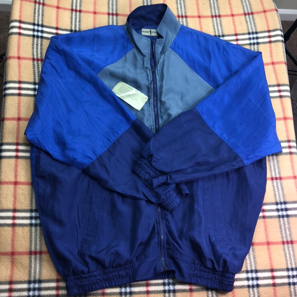 Robert Stock Color Block Windbreaker